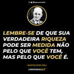 Frases de inspiração e motivação para o sucesso- Napoleon Hill (Lei da Atração)-Conteúdo HIT